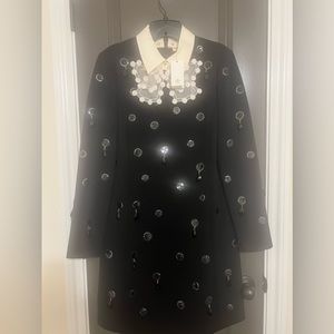 Tory Burch Jewel Embroidered Shift Dress